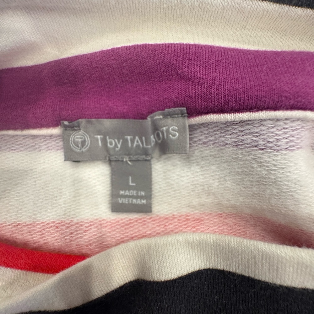 Talbots Multicolor Striped Top - Picture 5 of 8